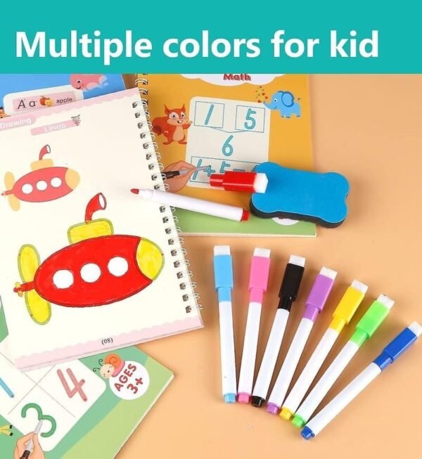 4 Diary Magic Painting Book with Duster - Image 2