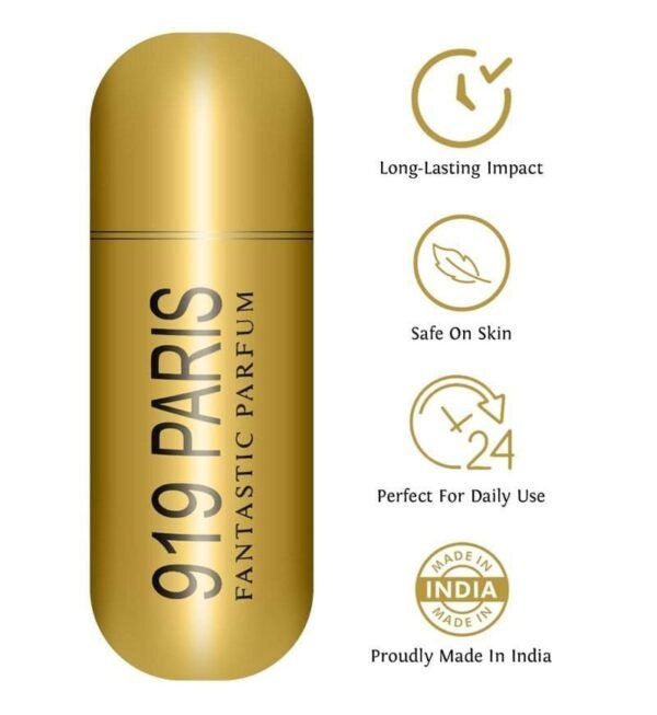 Ramco Perfume 919 VIP Gold Perfume Eau de Parfum - 50 ml (For Men & Women) - Image 2