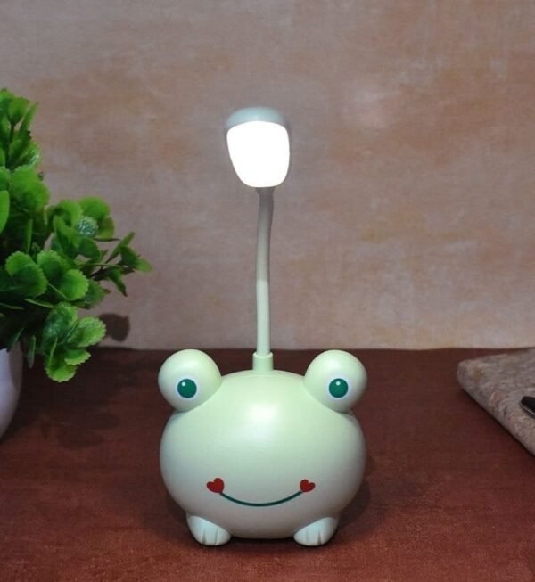 Cute Smiley Mouse Lamp with Sharpener Green Color (1Pc) - Image 2