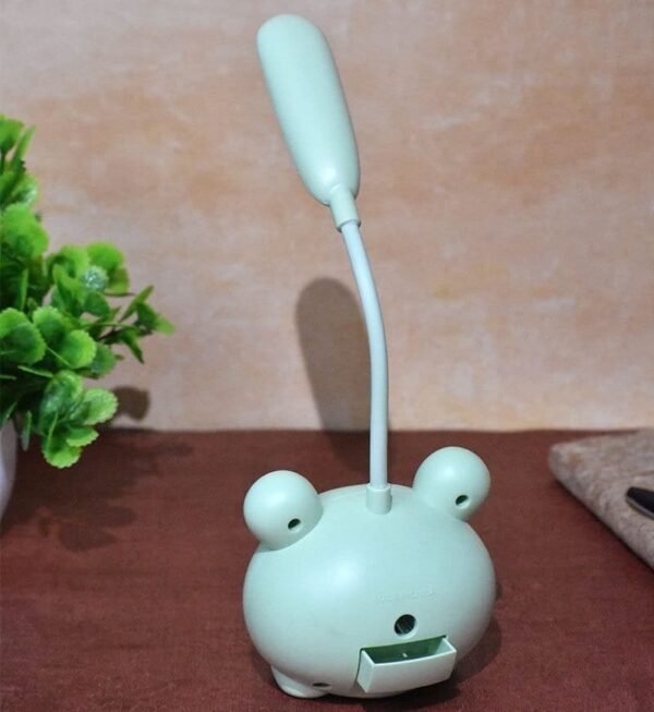 Cute Smiley Mouse Lamp with Sharpener Green Color (1Pc) - Image 3