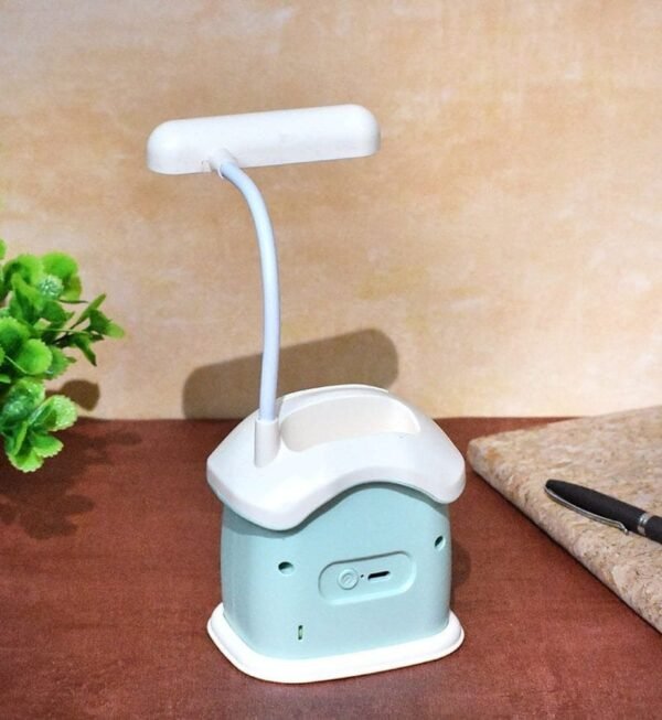 Cartoon House piggy bank table lamp for children USB charging night light 3 Gear Light Green Color - Image 2