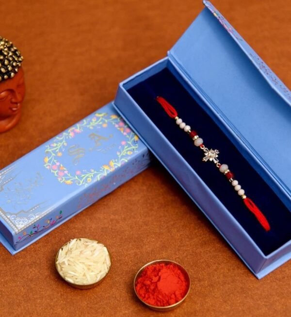 AD Precious Stone Rakhi