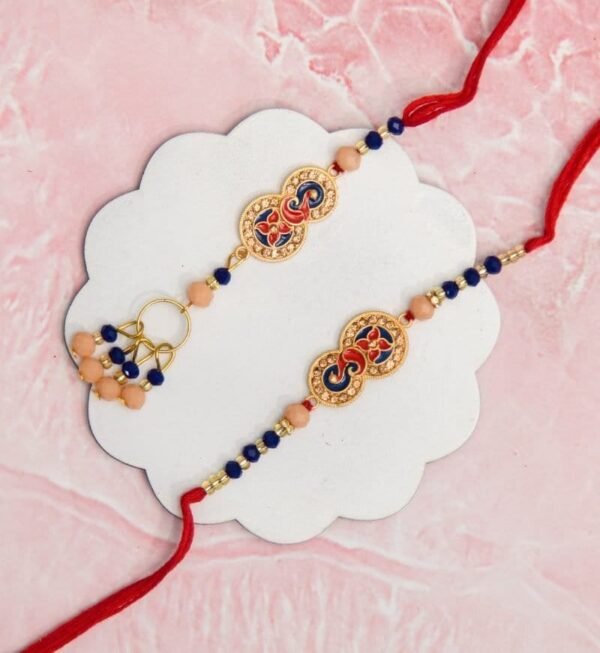 Kundan Pearl Bhaiya Bhabhi Rakhi