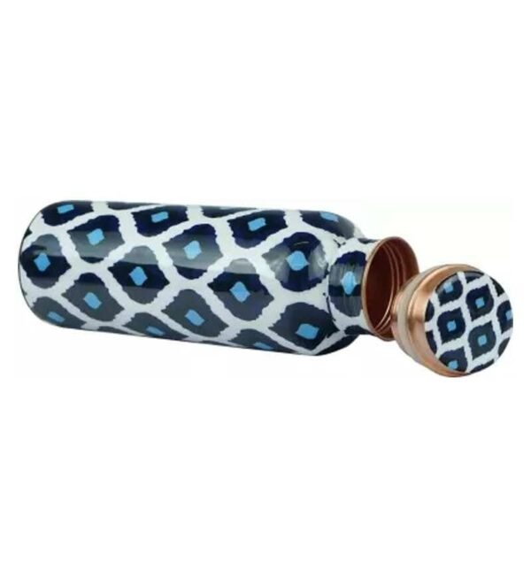 Copper Water Bottle | Blue | 750 ml - Image 2