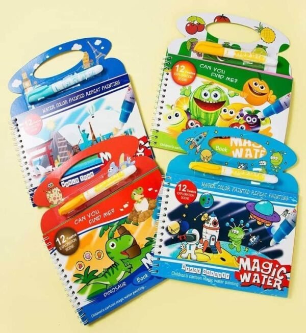 Reusable Magic Water Coloring Book