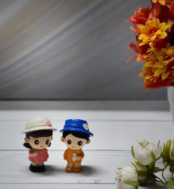 Love Valentine Miniature1 Romantic Couple Statue Decorative Showpiece/Items - Image 2