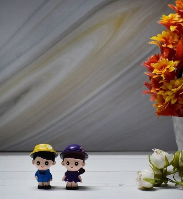 Love Valentine Miniature2 Romantic Couple Statue Decorative Showpiece/Items - Image 2