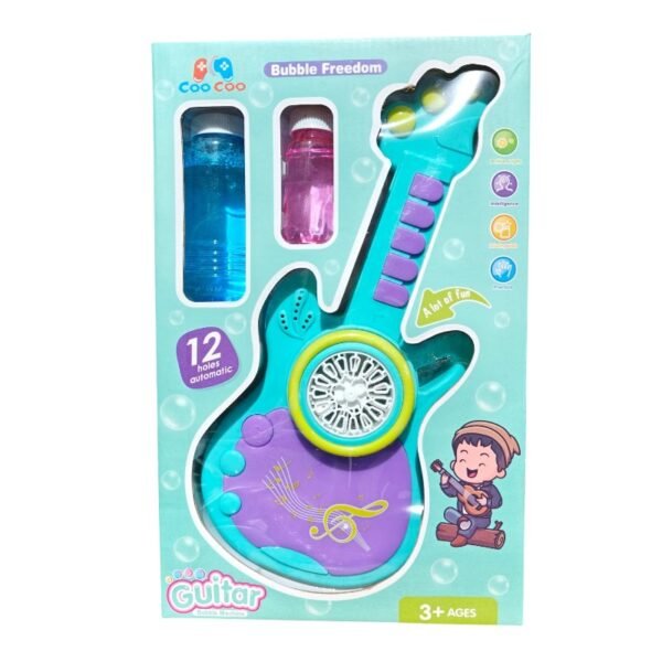 12 Holes Automatic Bubble Blower Toys for Kids Water Gun - Image 2