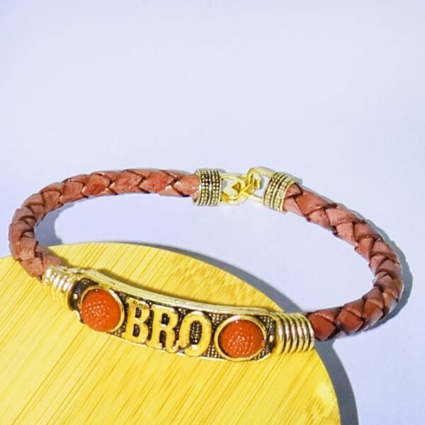 BRO Rudhraksh bracelet in Golden - Image 3