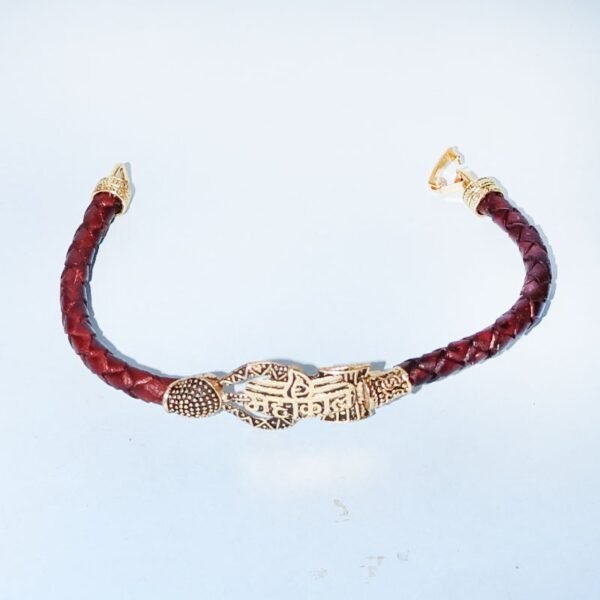 Mahakal trishul Damru Bracelet in Golden - Image 2