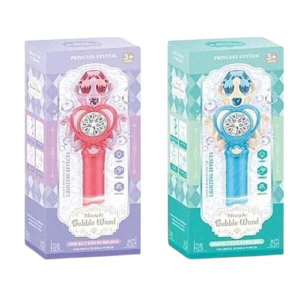 Magic Bubble Wand for Kids, 10 Holes Bubble machine Solution Water Gun - Image 2