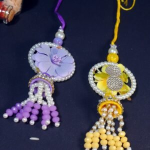 Pack Of 2 Designer Lumba Rakhi for Bhabhi