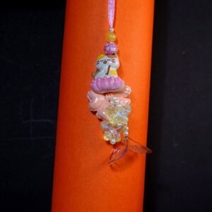 Pink Kitty Lumba Rakhi for Bhabhi