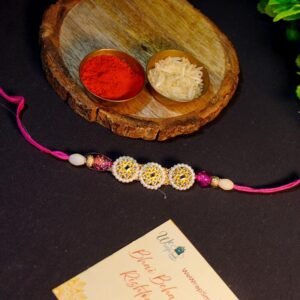 Magenta Thread Mauli Rakhi
