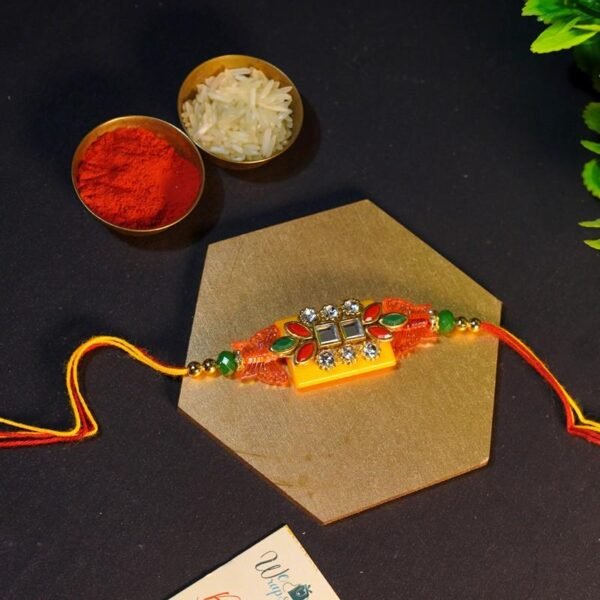 Multicolour Thread Mauli Rakhi