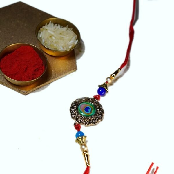 Morpankh Design Thread Rakhi